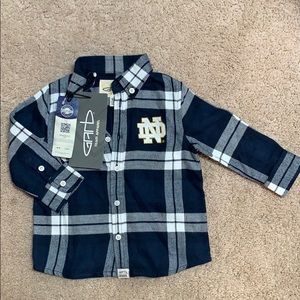 NEW Notre Dame flannel